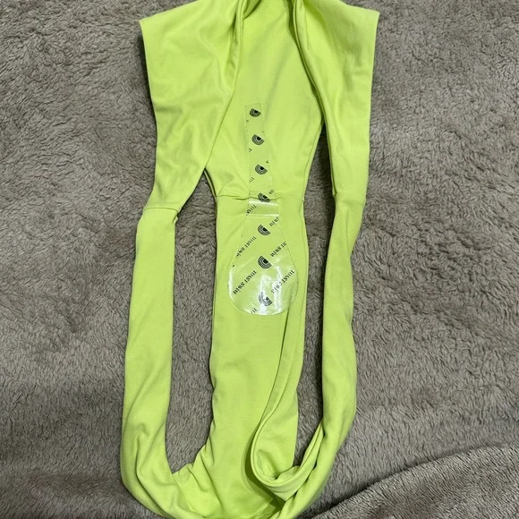 NWOT Toast Swim Neon Yellow green cheeky bottoms - Picture 5 of 6
